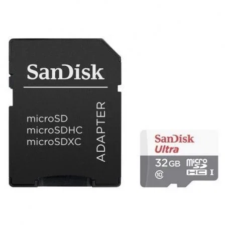 SanDisk Ultra microSDHC 32 GB con Adaptador